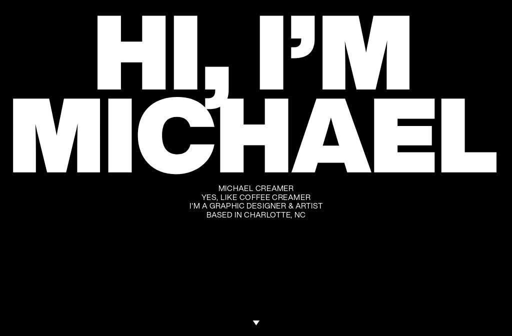 Michael Creamer portfolio work